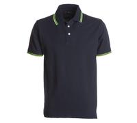 Polo Uomo Skipper Blue And Yellow Size S Short Sleeve Payper Work