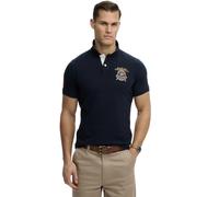 Polo with badge Superdry Bleu XL
