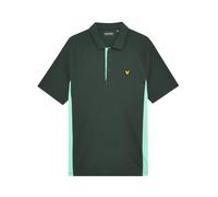 Polo with borders Lyle & Scott Bleu XS