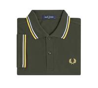 Polo with double piping Fred Perry Vert M