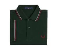 Polo with double piping Fred Perry Vert XL