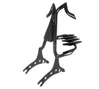 POLOFZFGKZ For Indian Chieftain Roadmaster Springfield Challenger Dark Horse 2014-2023 Motorcycle Rear Backrest Sissy Bar With Luggage Rack Motorcycle Backrest(With DWJ Rack)