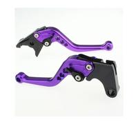 POLOFZFGKZ for Royal Enfield Guerrilla 450 Adjustable Motorcycle Brake Clutch Lever Motorcycle Brake Clutch Levers(Short Purple)