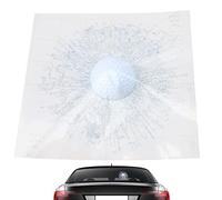 pologmase Break Glass Car Window Sticker - Tricky Simulation Ball Hits Sticker for Cars, Peel and Stick Sticker, Waterproof, Weatherproof, Funny Car Sticker