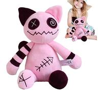 pologmase Cat Plushie,9.84in Zombie Cat Cute Anime Cartoon Cat Plush Toy - Comfortable Throw Sleeping Pillow Doll Toy for Kids Girlfriend, Bedroom Decor