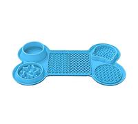 pologmase Dog Treat, Puppy Slow Feeder Mat, Feeding Mat for Pets, Various Texture Designs, 5 Large Suction Cup Designs, Six in 1 Divider Design for Kittens, Dogs