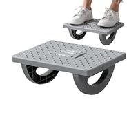 Pologmase Foot Stool for Work Desk, Under Desk Foot-Rest, Shakeable Massaging Footstool, Grey, Plastic Frame, Polypropylene Material, Foot Stool, Office