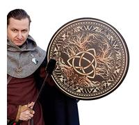 pologmase Shaman Drum with Drum Stick, Sacred Celtic Drum, Sound Healing Tool for Chakra Balancing, Spiritual Healing, Reflection And Meditation, Sound of Music Decoration