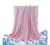 pologmase Travel Cooling Blanket, Ice Cooling Comfort Blanket, Skin-friendly Fiber Light And Thin Breathable Cooling Quilt For Home