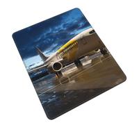 POLOKIMM Airplane In The Evening Light Cute Funny Gaming Mouse Pad, Desk Mouse Mat For Office, Gaming & Study