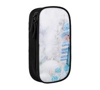 POLOKIMM Big Pencil Case Cute Pencase Big Pencil Case for Girls and Boys School Large Pencil Cases Pencil Bag with Compartments Zipper Pencil Pouch Fit Teenager Men's Women Kids