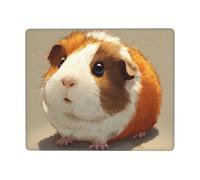 POLOKIMM Cute Guinea Pig Mouse Pad 22 Cm X 18 Cm Mouse Pads For Desk Ergonomic Mousepad Non-Slip Mouse-Pad