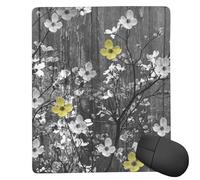 POLOKIMM Floral Wall Art Mouse Pad Gaming Mouse Pad Mouse Pads For Desk Ergonomic Mousepad Non-Slip Mouse-Pad (18 Cm X 22 Cm)