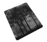POLOKIMM Trees Dark Moon Cute Funny Gaming Mouse Pad, Desk Mouse Mat For Office, Gaming & Study