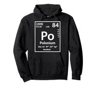 Polonium Element (white) Pullover Hoodie