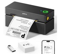 POLONO Bluetooth Thermal Shipping Label Printer, Wireless 4x6 Shipping Label Printer for Small Business, Support iOS, Android, Windows and Mac, Compatible with Amazon, Ebay, Shopify, Etsy, USPS(Black)