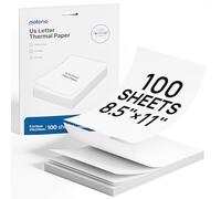 POLONO D810 Thermal Printer Paper 8.5 x 11 Inch, Advanced Thermal Printing, US Letter Size Thermal Paper Compatible with D810, Size 8.5" x 11", 100 Sheets