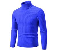 Polos Neck Jumpers for Men Cotton Smart Causal Sweaters Pullover Knitted Sweater Lounge Sweatshirts Long Sleeve Fisherman Pullovers Leisure Fleece Autumn Winters Base Layer Cashmere Blend Workwear
