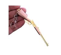 polosu 12cm Mini Gun Keychains for Men, Metal Weapon Rifle Key Ring Pendants,Toys Gun Keychains Key Ring Keyring (S686)