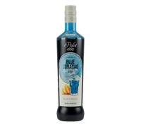 Polot 1882 Blue Curaçao Syrup 70cl - Italian Bar-Grade Non-Alcoholic Syrup, Vibrant Orange-Citrus Flavour & Striking Blue Colour, Gluten-Free, Perfect for Blue Lagoon, Cocktails, Mocktails & Lemonades