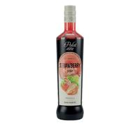 Polot 1882 Strawberry Syrup 70cl - Italian Bar-Grade Non-Alcoholic Syrup, Juicy Red-Berry Sweetness, Gluten-Free, Perfect for Daiquiris, Lemonades, Milkshakes, Iced Teas, Cocktails & Mocktails
