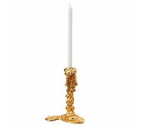 Pols Potten Drip Candle Holder for Table Candles - Gold, Medium