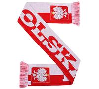 Polska Authentic Poland Soccer Knit Scarf, Made in Poland, Classic, fits all