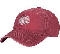 Polska Eagle Poland Pride Denim Baseball Cap Hat Adjustable Cowboy Hat