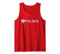 Polska Eagle Symbol Poland Flag Polish Coat of ARMS Emblem Tank Top