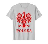Polska, Large Polish Eagle Polish Emblem, Polish Flag colors T-Shirt
