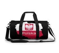 Polska Poland Eagle Flag Polish Duffle Bag Gym Travel Carry On