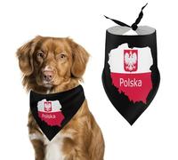 Polska Poland Eagle Flag Polish Pet Bandanas Dog Costume Puppy Cat Kerchief Triangle Scarf