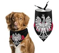 Polska Poland Polish Ea-gles Pet Bandana Dogs Triangle Scarf Cats Handkerchief Puppy Costume