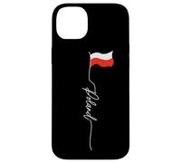 Polska, Poland White Eagle Crown, Polish White andf Red Flag Case for iPhone 14 Plus