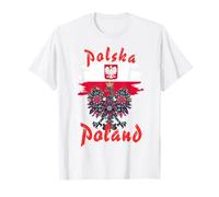 Polska Polish Flag Idea For Women & Polish Folk Polish Eagle T-Shirt