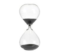 Polspotten - Ball hourglass M, black - Clear