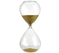 Polspotten - Ball Sandglass 38 cm, Gold - Clear