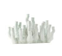 Polspotten - Coral reef Vase, White - White