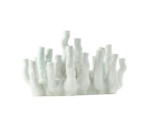 Polspotten - Coral reef Vase, White - White