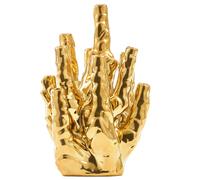 Polspotten - Coral Vase Gold, 10 Tulips - Gold