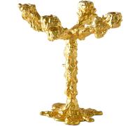 Polspotten - Drip Candle Holder 4 Arms, Gold - Gold
