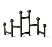 Polspotten - Folding Candle Holder Round, Graphite - Graphite
