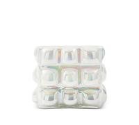 POLSPOTTEN small Bubble iridescent vase (17cm x 24cm x 19cm) - White OS