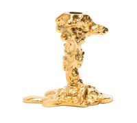 POLSPOTTEN small Drip candle holder - Gold One Size