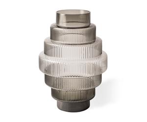 POLSPOTTEN Steps vase L 50 cm Dark grey