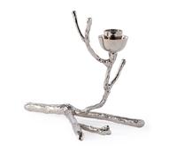 POLSPOTTEN Twiggy candlestick S 14 cm Silver