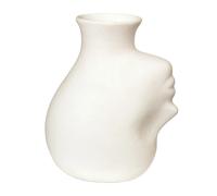 POLSPOTTEN Upside-down head vase 25 cm White
