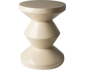 Polspotten - Zig Zag Stool, Beige - Beige