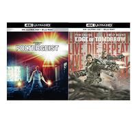 Poltergeist [4K Ultra HD] [1982] [Blu-ray] [2022] & Edge of Tomorrow [4K Ultra HD] [2014]