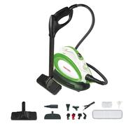 Polti PTGB0065 Vaporetto Handy 25 Plus Steam Cleaner, 3.5 Bar, kills and eliminates 99.99% * of viruses, germs and bacteria, White/Green
